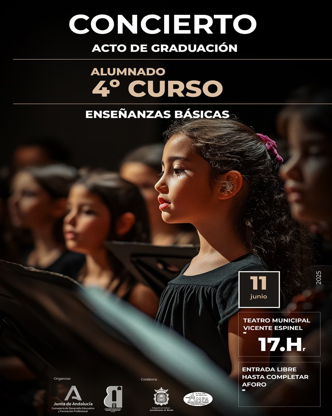 Cartel graduacion Enseñanzas Básicas 2024-25